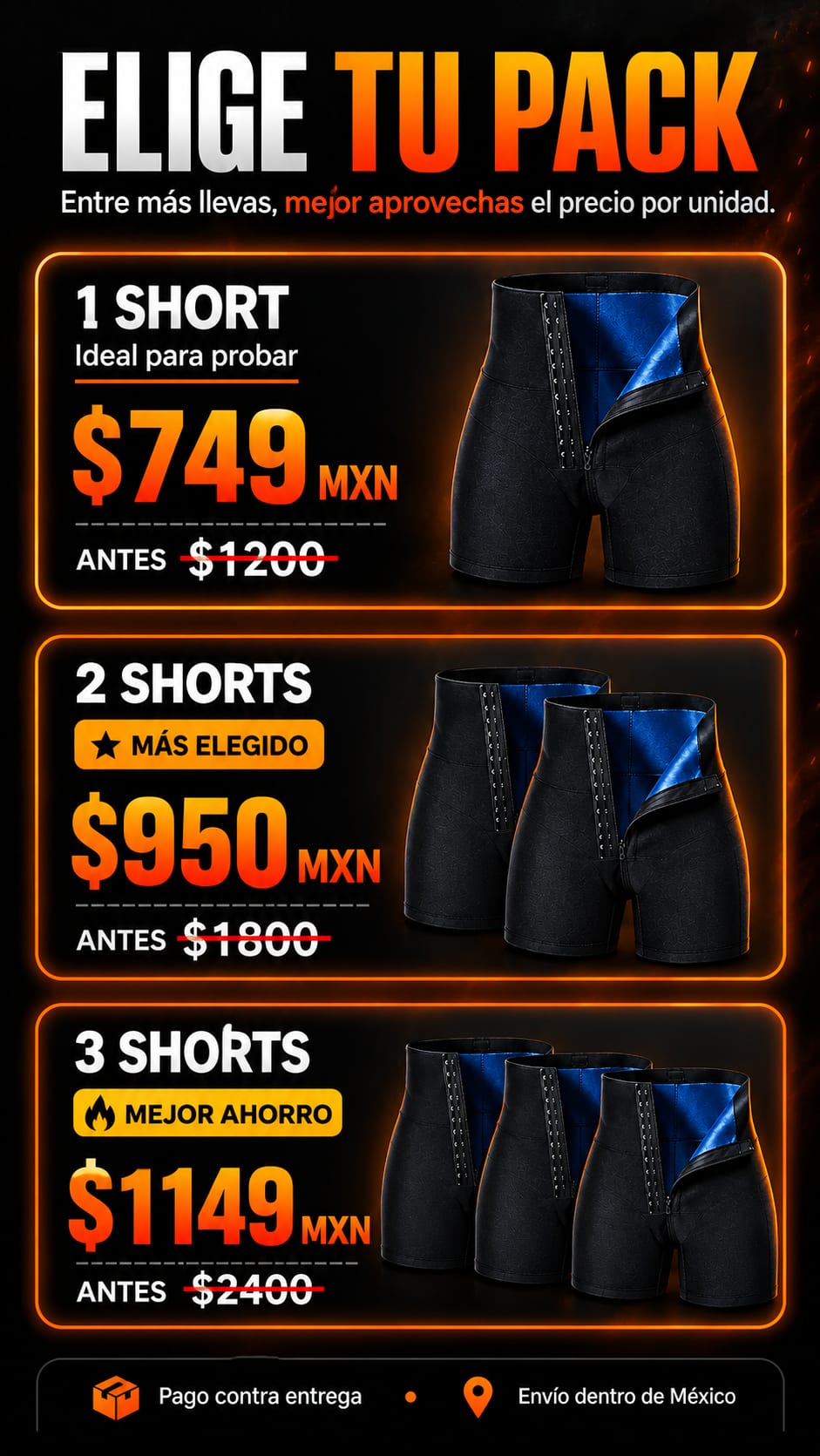 Short Sauna pack