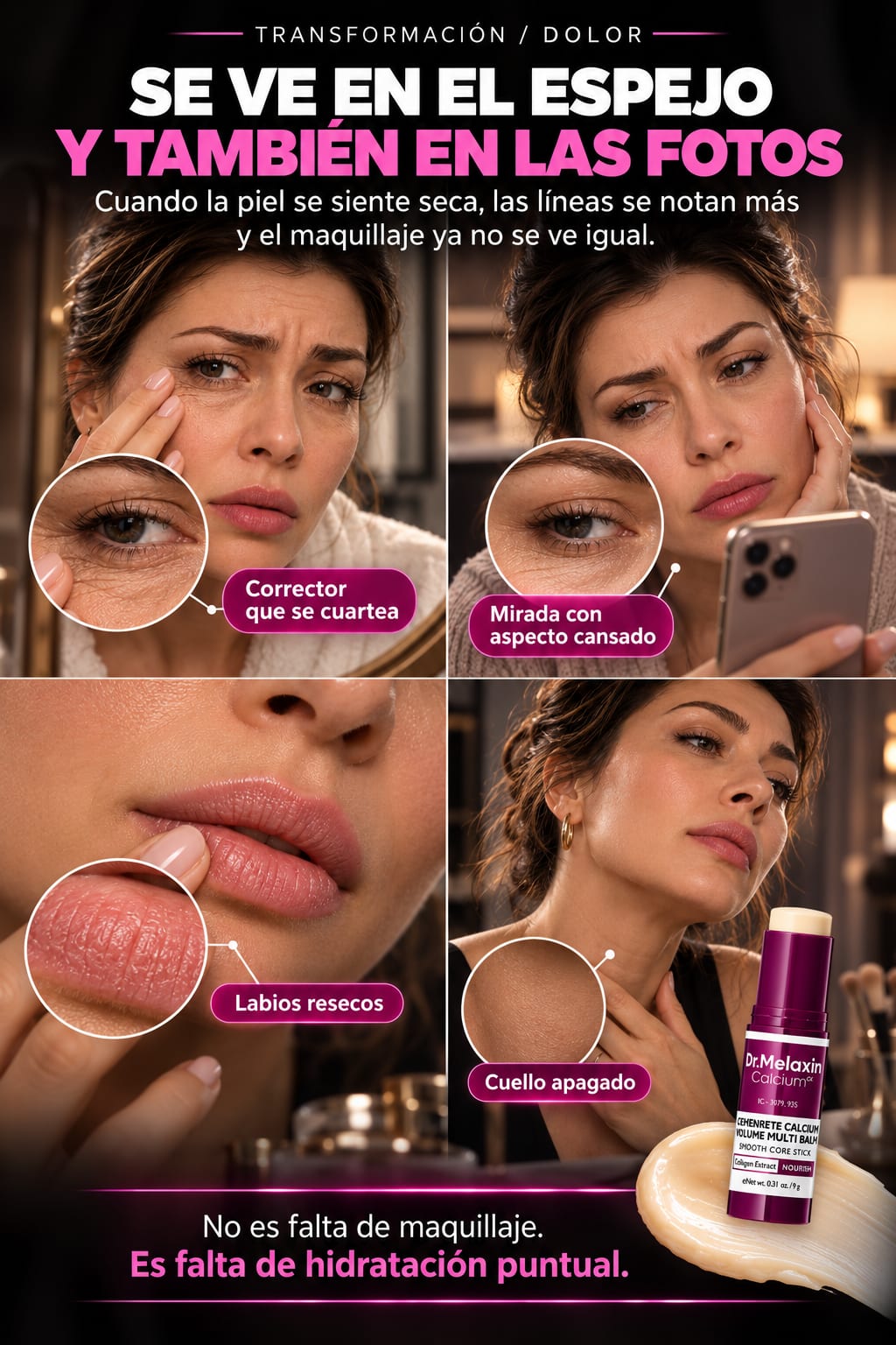 Dr. Melaxin Bálsamo Facial Hidratante dolor