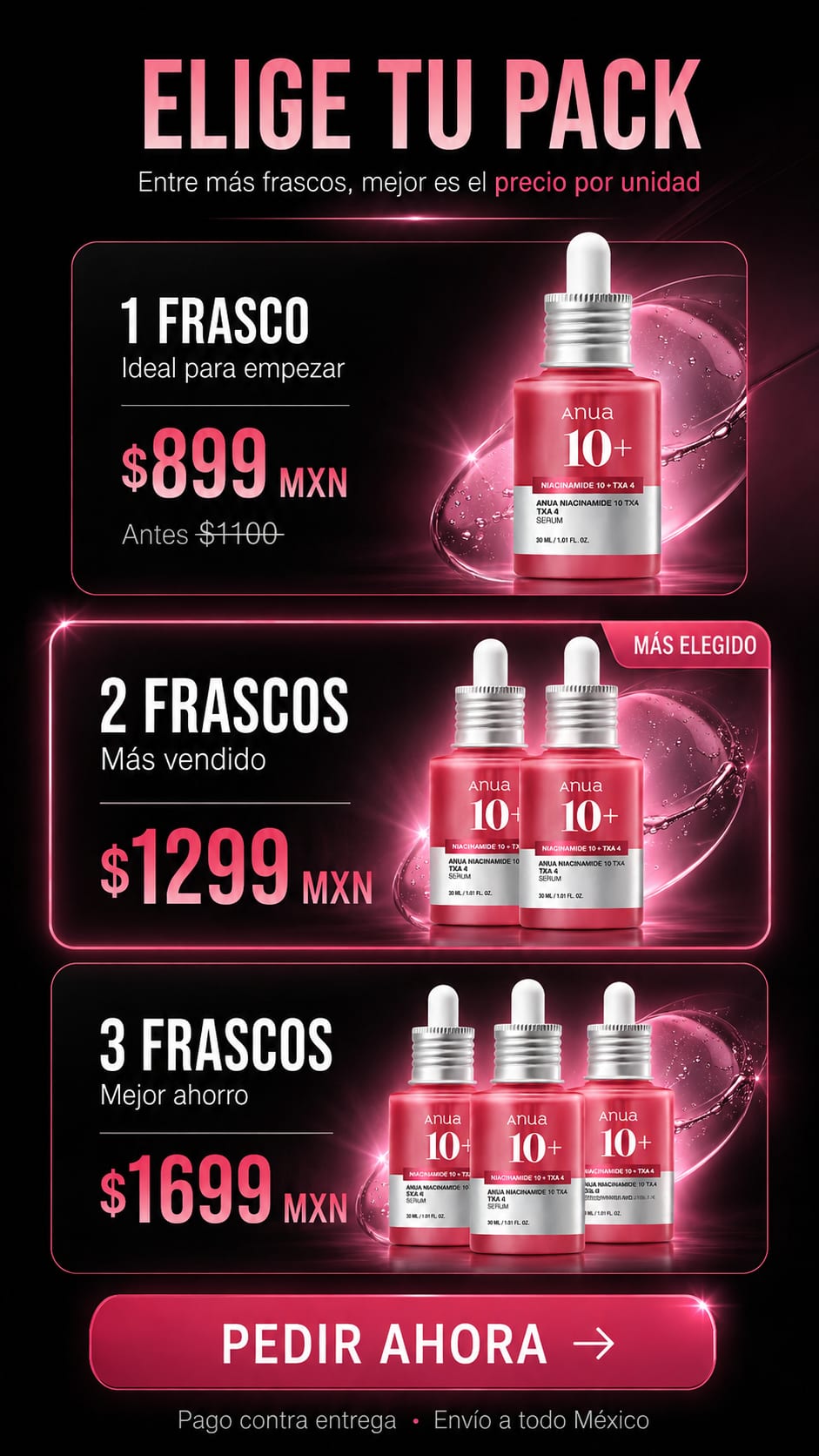 Serum Anua Niacinamide 10 + TXA 4 pack