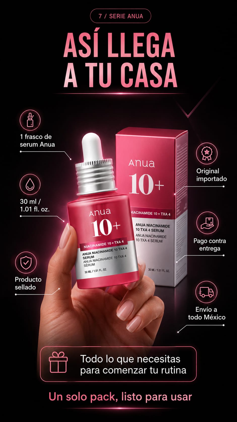 Serum Anua Niacinamide 10 + TXA 4 entrega