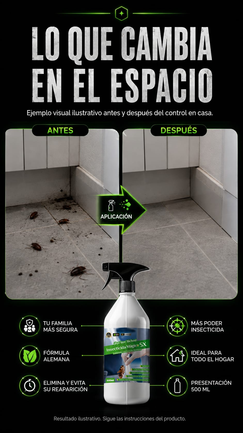 Bye Bye Bichos transformacion