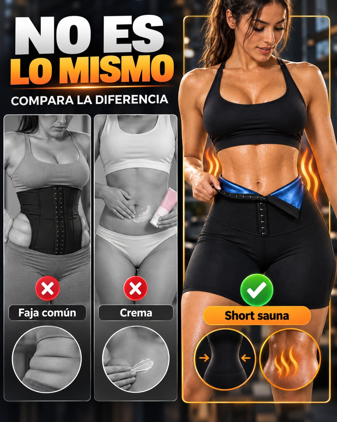Short Sauna comparativa