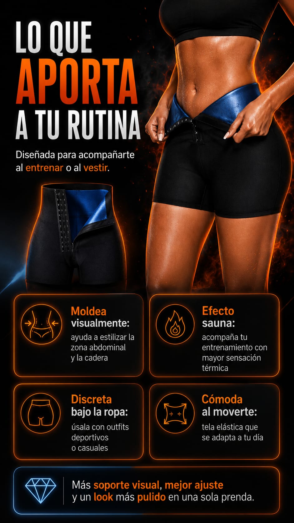 Short Sauna beneficios