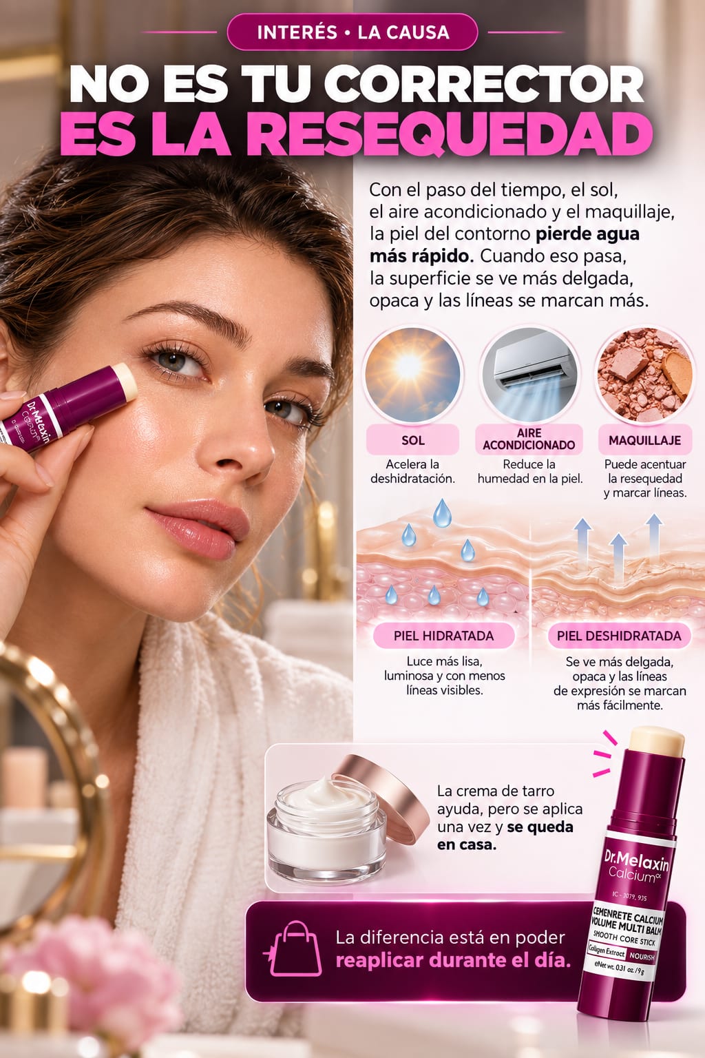 Dr. Melaxin Bálsamo Facial Hidratante causa