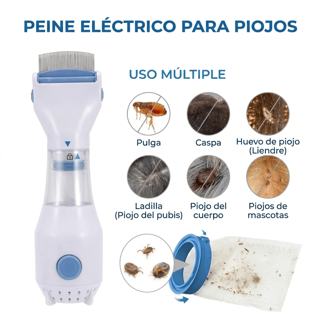 Peine Eléctrico Clean Vac Pro™