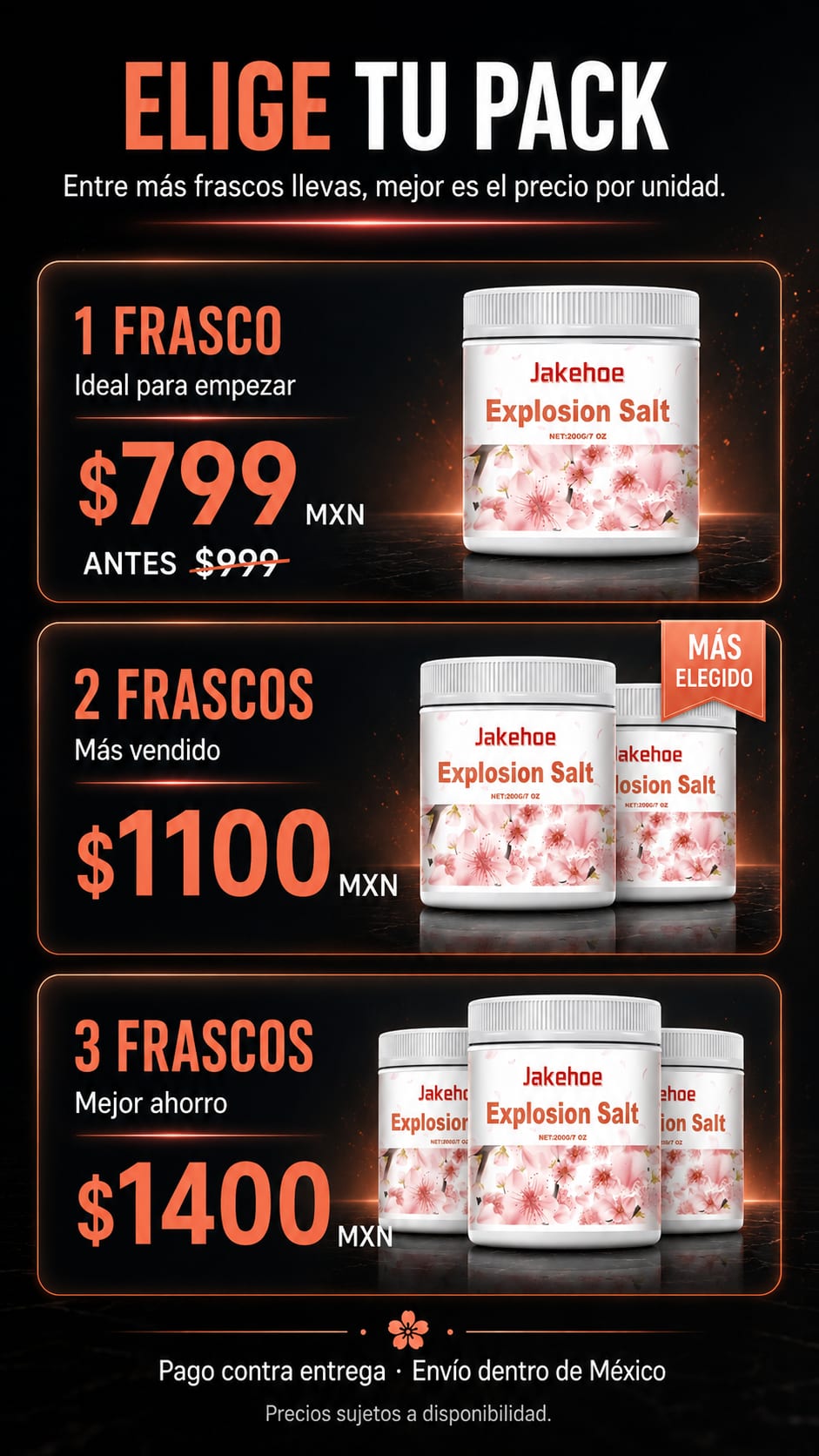 Explosion Salt Quitamanchas para Ropa pack