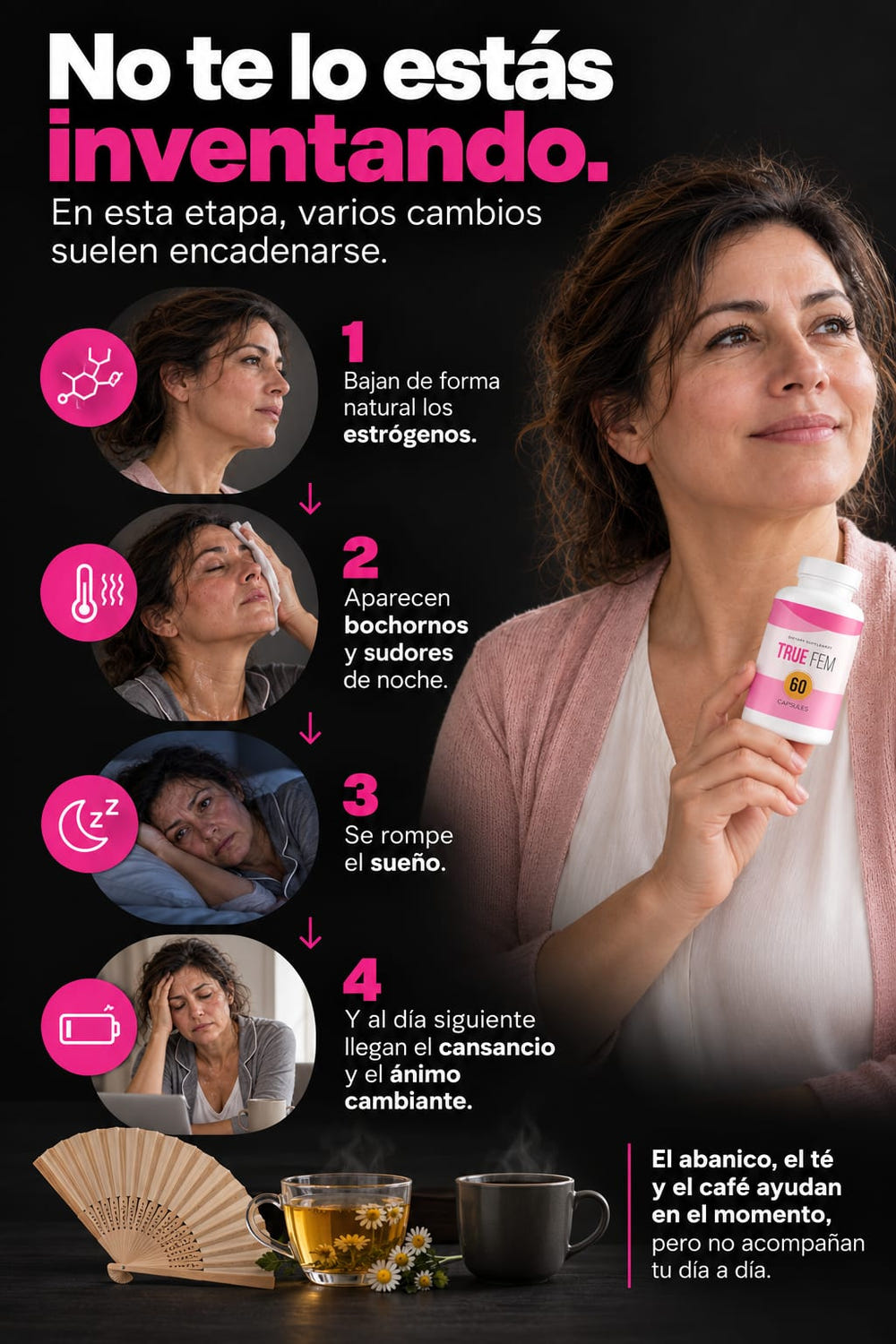 True Fem Balance Mujer 60 Cápsulas causa